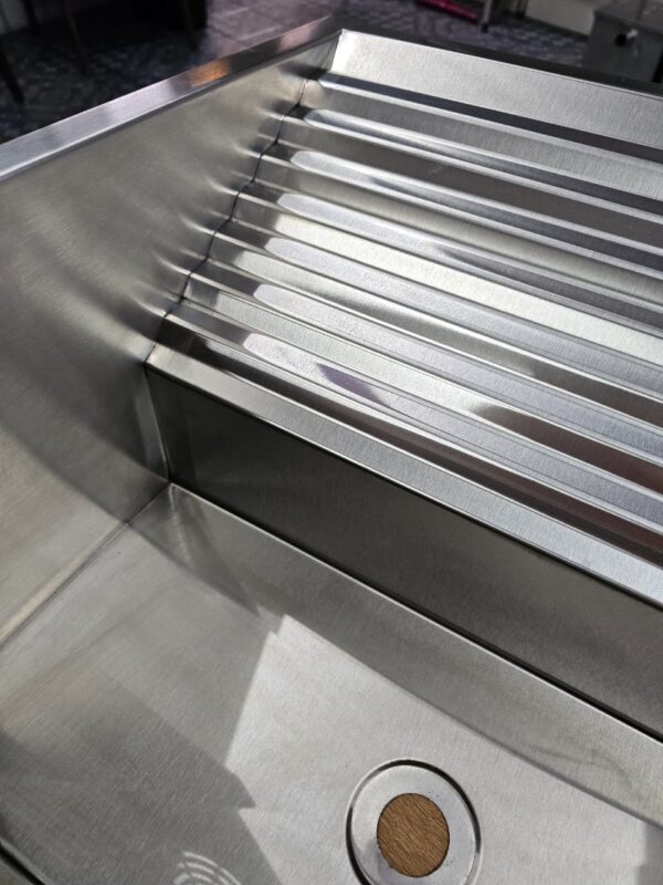 Tanque de Lavanderia em Aço Inox AISI 304 - MED 460x410x220MM - Imagem 6