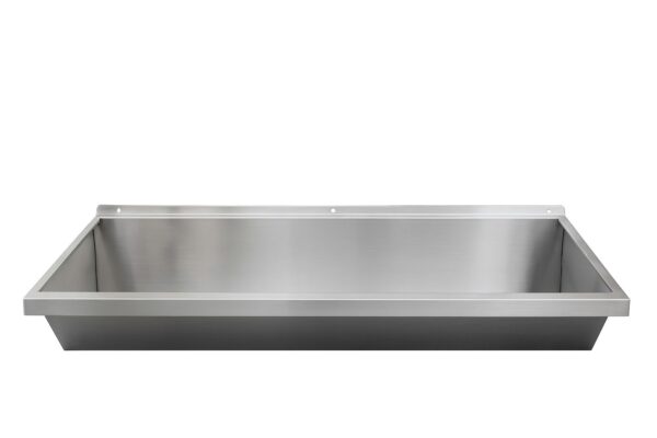 Lavatório Em Aço Inox Coletivo Med 1000x360x250mm