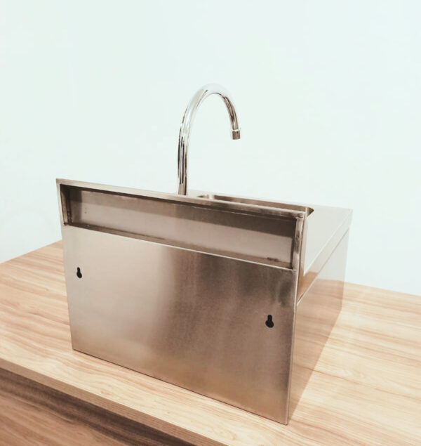 Pia de Assepsia Em Inox Com Acionamento Joelho - Imagem 2
